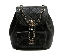 샤넬 듀마 백팩 블랙 샴페인골드 보러가기