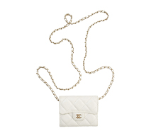 샤넬 클래식 체인 카드지갑 화이트 금장 A 보러가기