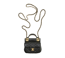 샤넬 체인 플랩 카드 홀더 블랙 금장 보러가기