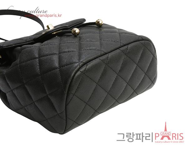 샤넬 어반 스피릿 백팩 스몰 블랙 샴페인골드