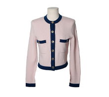 샤넬 CC로고 버튼 가디건 핑크 네이비 36 보러가기