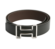 에르메스 H버클 블랙 브라운 은장 남성 벨트 95 C 보러가기