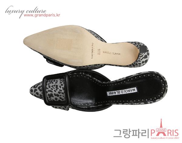 마놀로블라닉 뮬 그레이 36 1/2