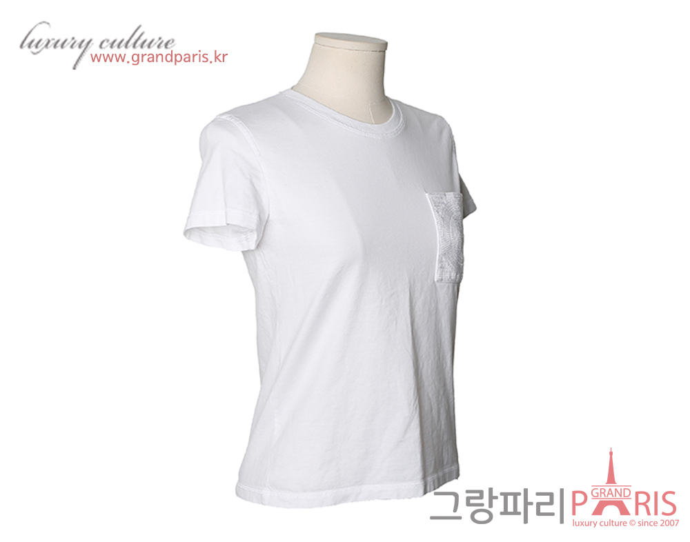에르메스 H 포켓 반팔 34