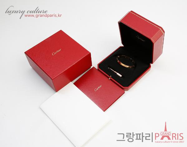 까르띠에 러브 브레이슬릿 4 다이아몬드 핑크골드 16