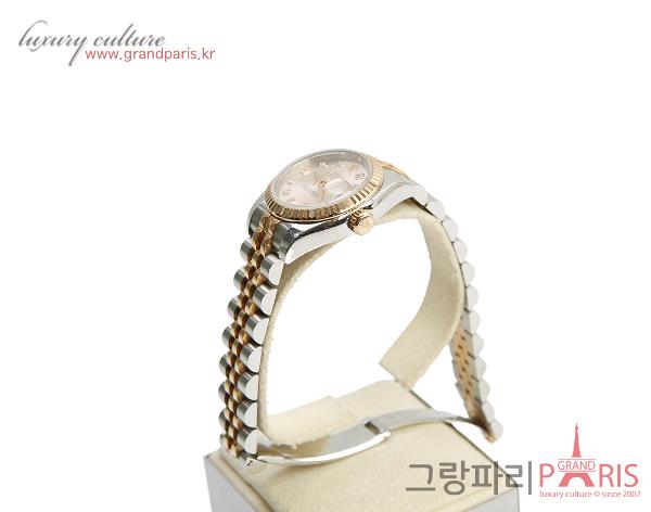 로렉스 레이디 데이저스트 26mm 10p 로즈골드 콤비