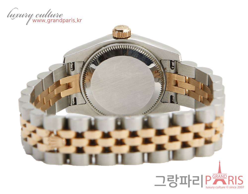 로렉스 레이디 데이저스트 26mm 10p 로즈골드 콤비
