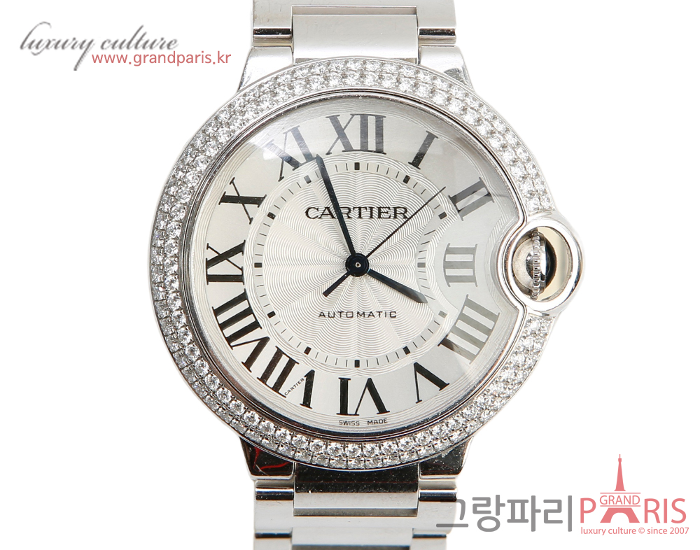 까르띠에 발롱블루 드 까르띠에 워치 36mm 화이트골드 다이아몬드