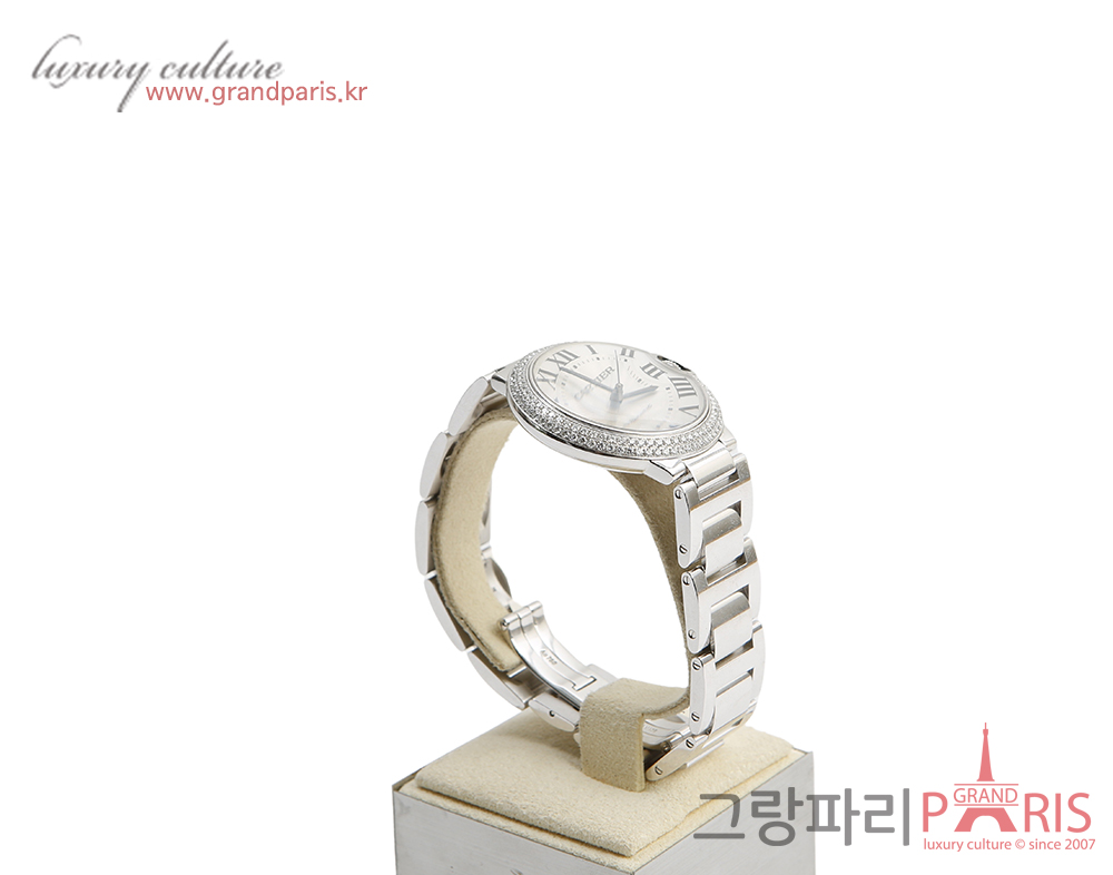 까르띠에 발롱블루 드 까르띠에 워치 36mm 화이트골드 다이아몬드