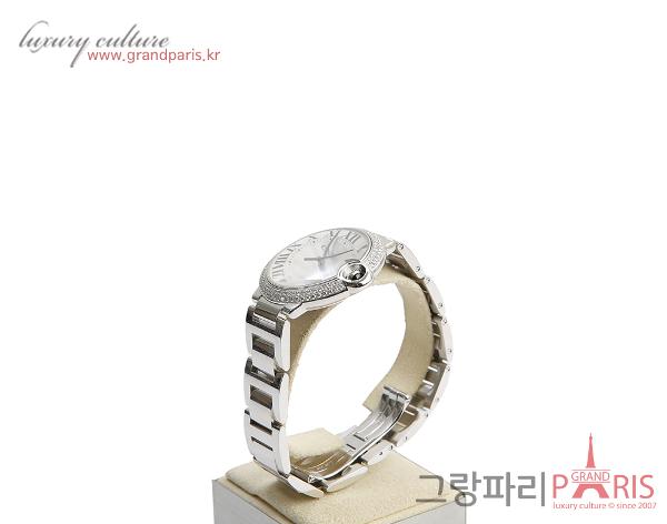 까르띠에 발롱블루 드 까르띠에 워치 36mm 화이트골드 다이아몬드