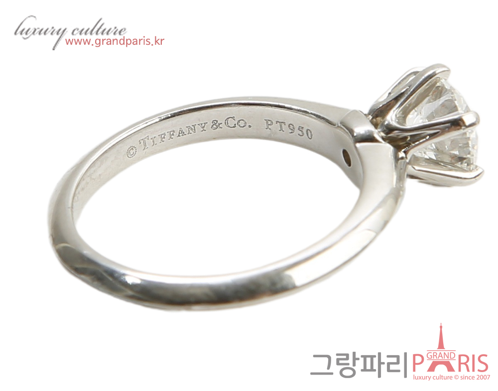 티파니앤코 티파니 세팅 웨딩 링 0.94ct 5.5