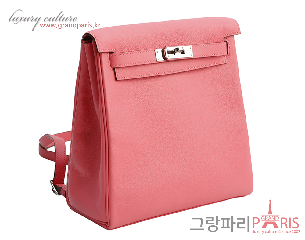 에르메스 켈리 아도 로즈 아잘레 은장 Z