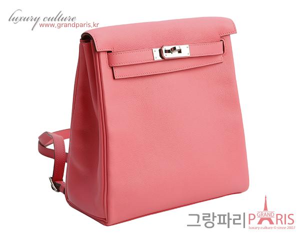 에르메스 켈리 아도 로즈 아잘레 은장 Z