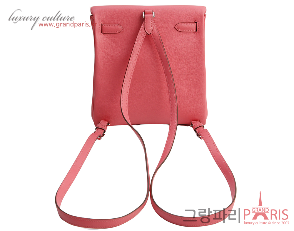 에르메스 켈리 아도 로즈 아잘레 은장 Z