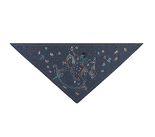 에르메스 트라이앵글 스카프 Story Embroidered 마린 보러가기