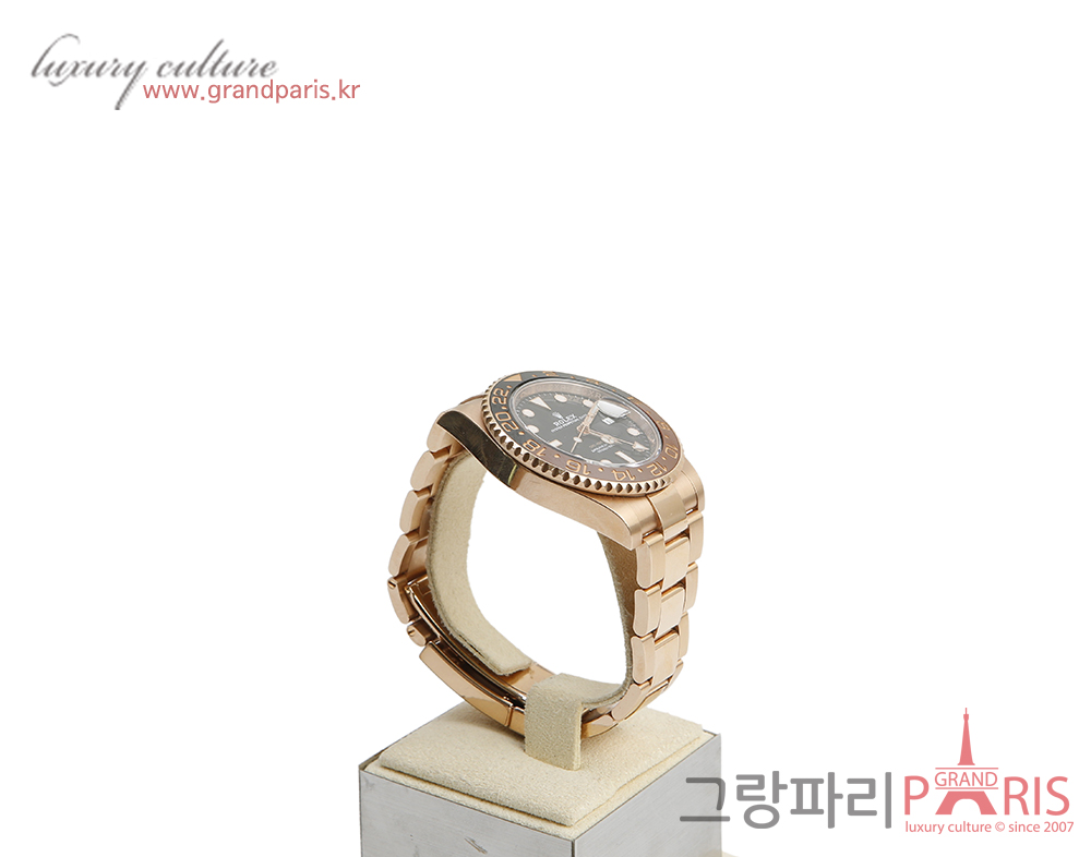 로렉스 GMT 마스터 II 오이스터 40mm 로즈골드 126715CHNR