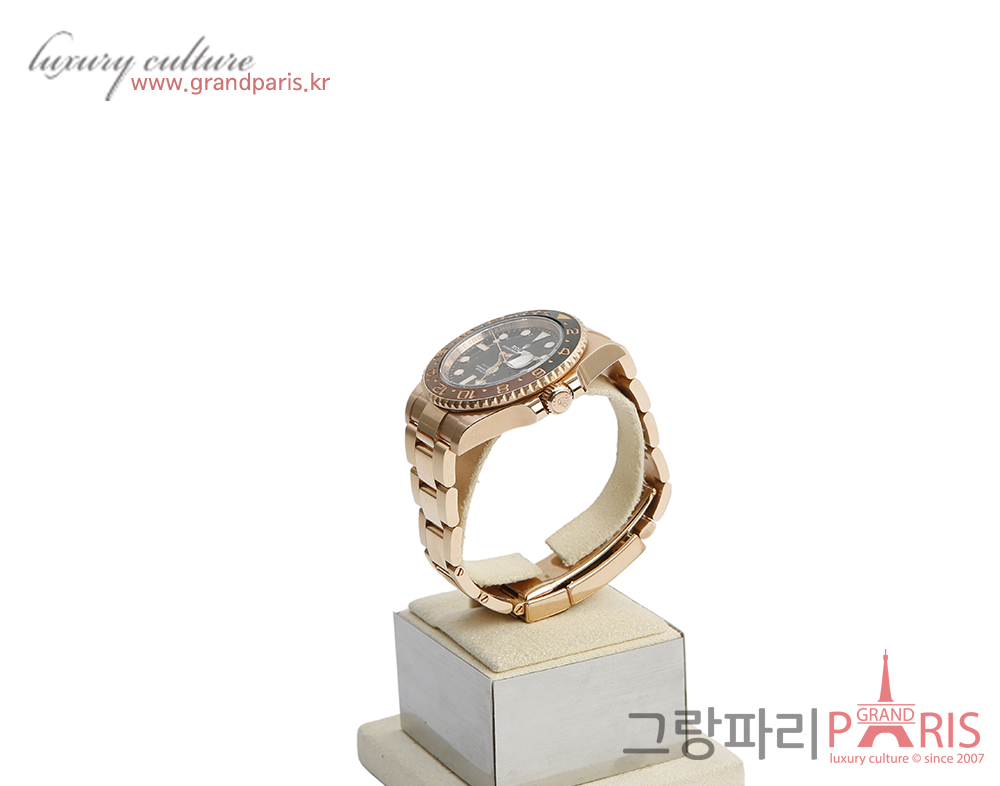 로렉스 GMT 마스터 II 오이스터 40mm 로즈골드 126715CHNR