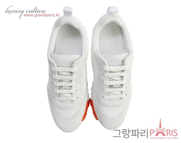 에르메스 바운싱 스니커즈 메쉬 블랑 36