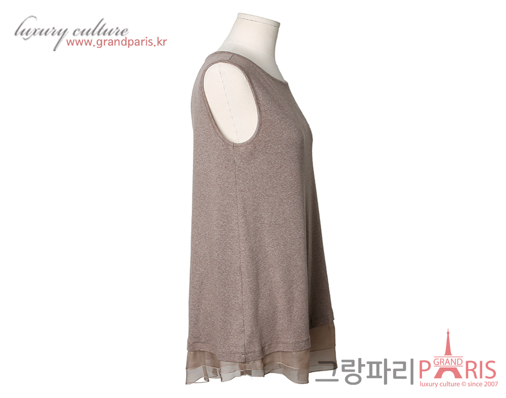 파비아나 필리피 슬리브리스 탑 오트밀 베이지