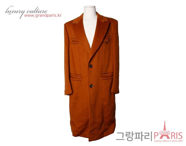 에르메네질도 제냐 비큐나 캐시미어 롱 코트 카멜 48