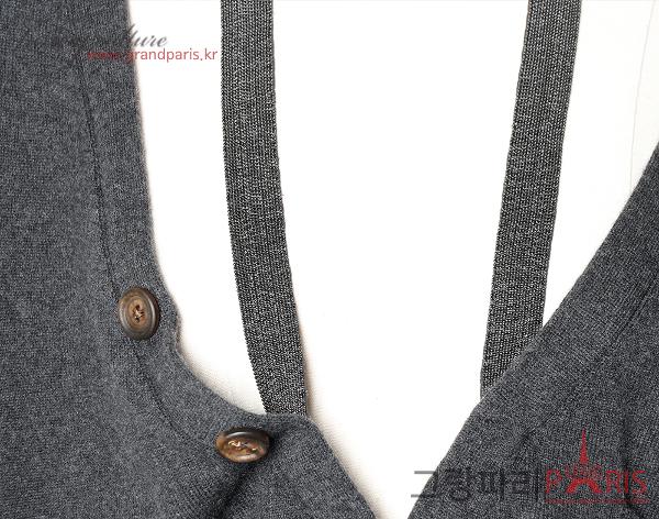 브루넬로 쿠치넬리 캐시미어 니트 가디건 그레이 S