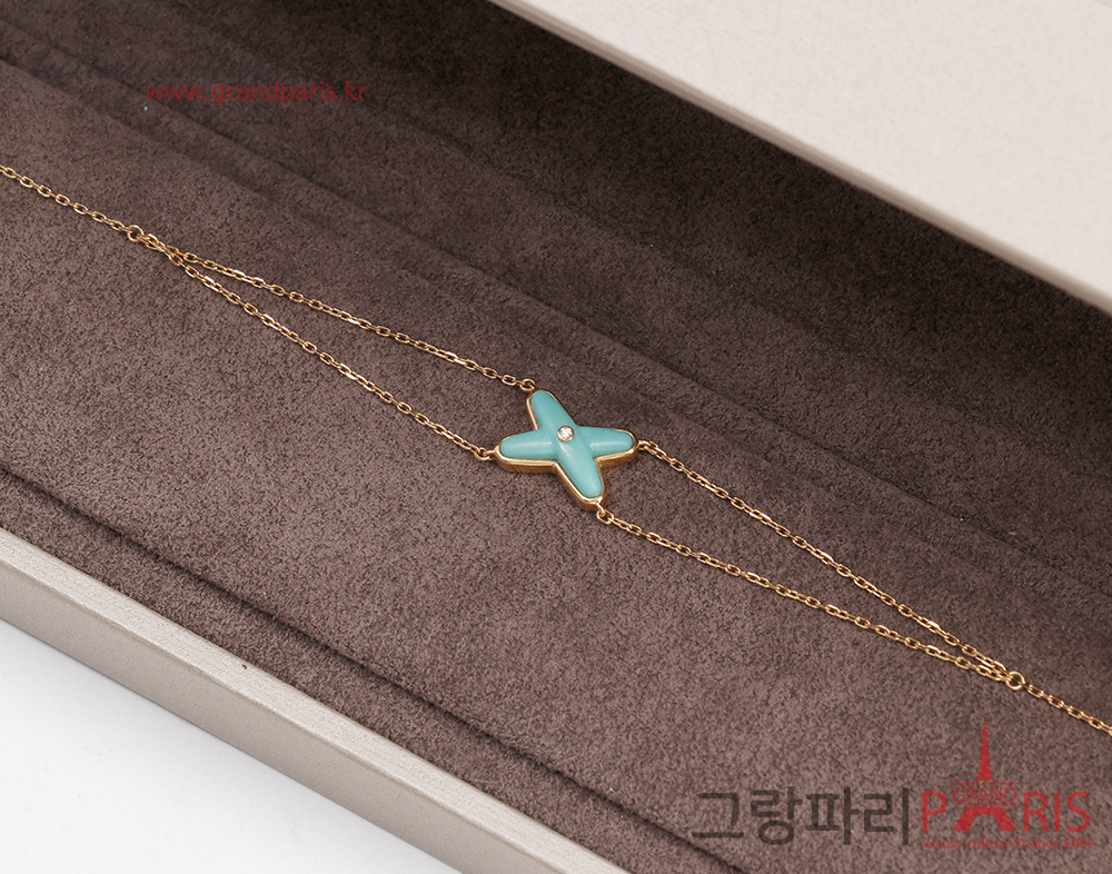 쇼메 주 드 리앙 브레이슬릿 로즈골드 터콰이즈