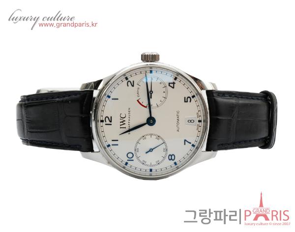 IWC 포르투기저 세븐데이즈 블루핸즈 IW500705