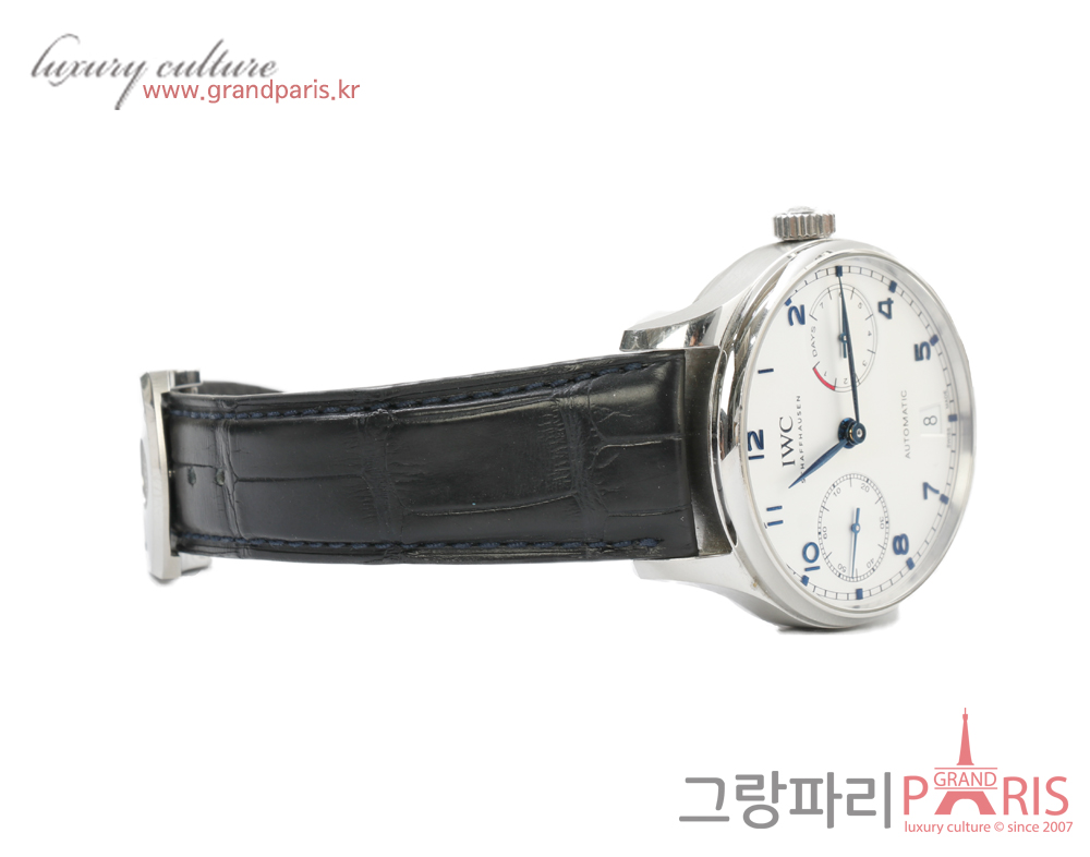 IWC 포르투기저 세븐데이즈 블루핸즈 IW500705