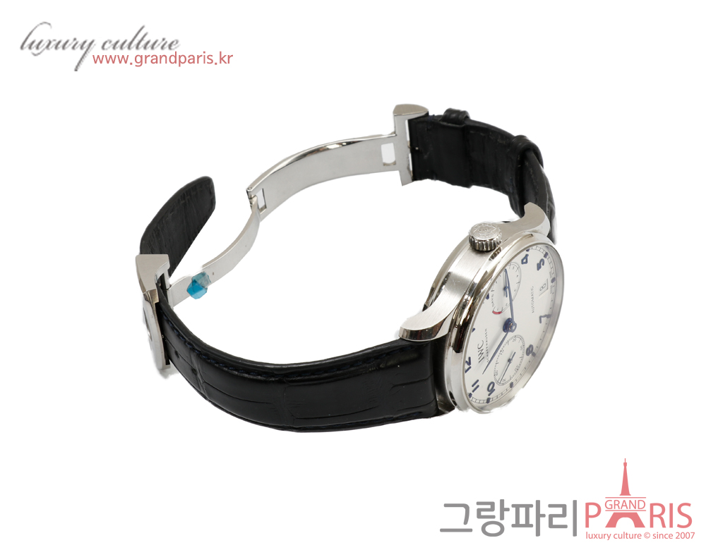 IWC 포르투기저 세븐데이즈 블루핸즈 IW500705