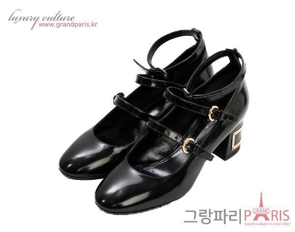루이비통 블리스 멀티 스트랩 펌프스 블랙 36 1/2