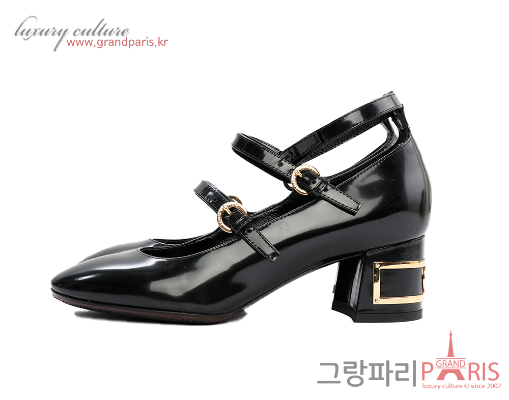 루이비통 블리스 멀티 스트랩 펌프스 블랙 36 1/2
