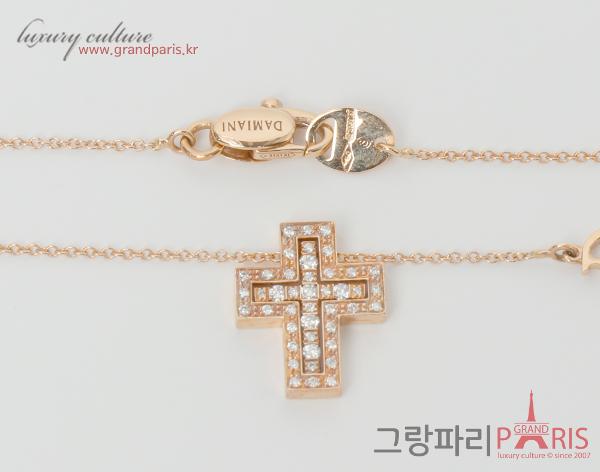 다미아니 벨에포크 핑크골드 다이아몬드 네크리스