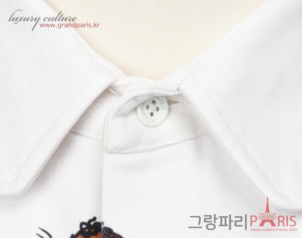 루이비통 뉴 워커스 프린팅 셔츠 재킷 화이트 M