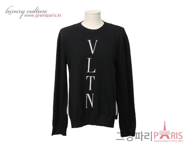 발렌티노 캐시미어 니트 블랙 S