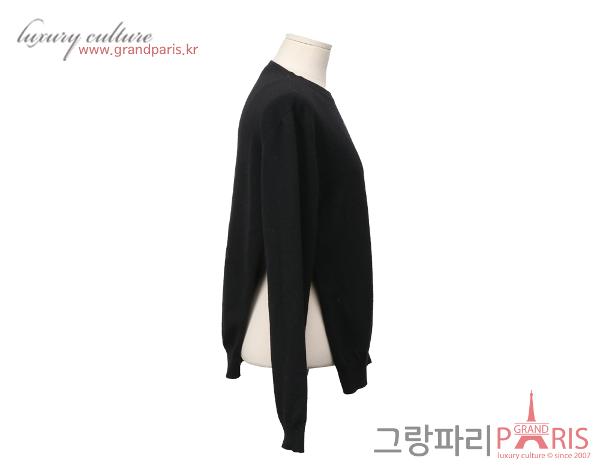 발렌티노 캐시미어 니트 블랙 S