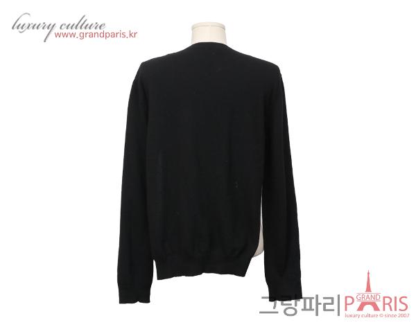 발렌티노 캐시미어 니트 블랙 S
