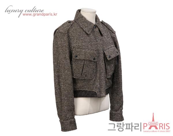 루이비통 봄버 재킷 브라운 블랙 38