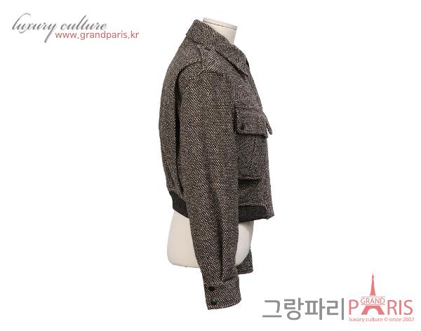 루이비통 봄버 재킷 브라운 블랙 38