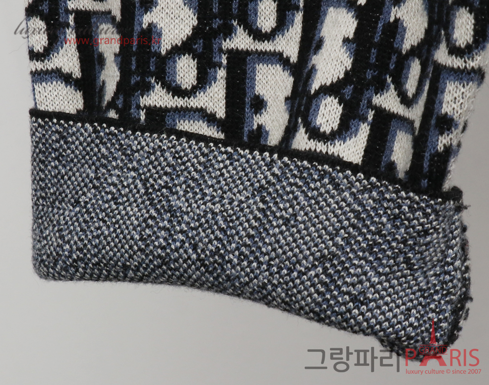 디올 오블리크 오버 셔츠 네이비 블루 XL