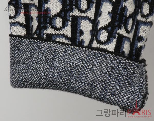 디올 오블리크 오버 셔츠 네이비 블루 XL