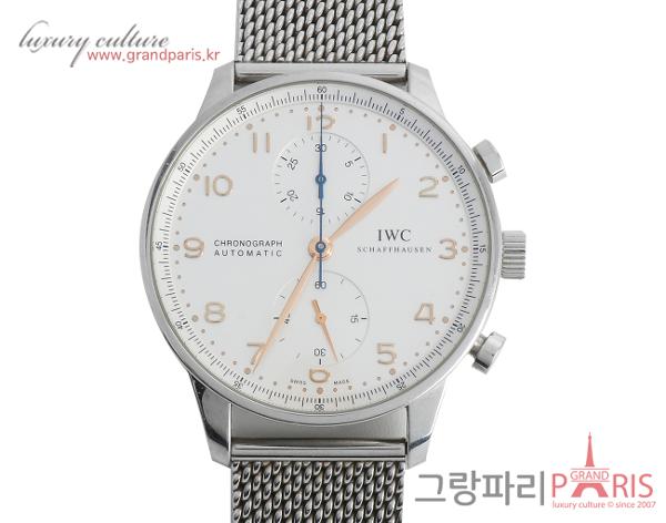 IWC 포르투기저 크로노그래프 골드핸즈 IW371445