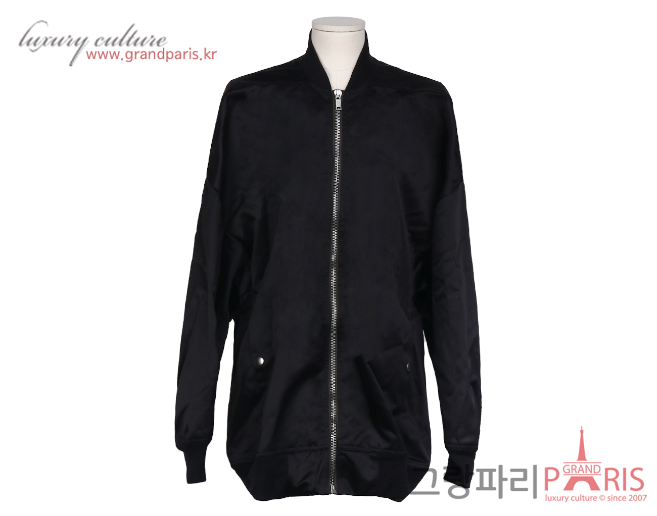 릭오웬스 봄버 재킷 블랙 40