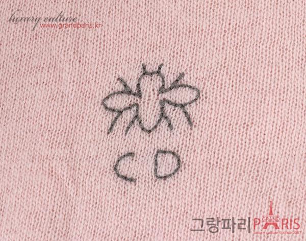 디올 캐시미어 머플러 핑크