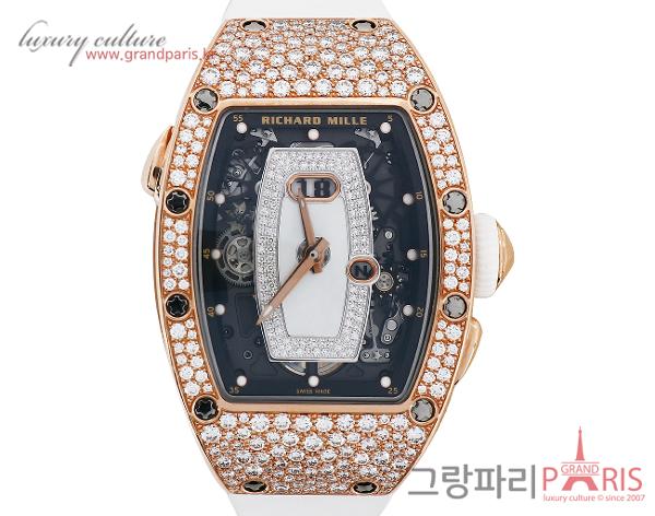 리차드 밀 RM 037 로즈골드 다이아몬드