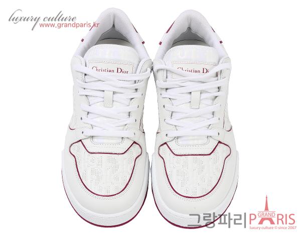 디올 원 스니커즈 화이트 푸시아 38 1/2