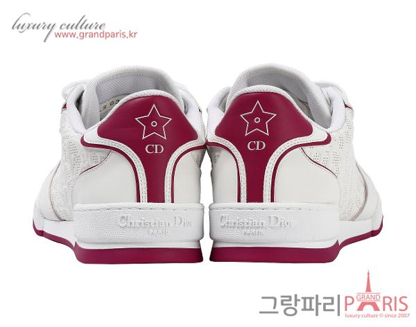 디올 원 스니커즈 화이트 푸시아 38 1/2