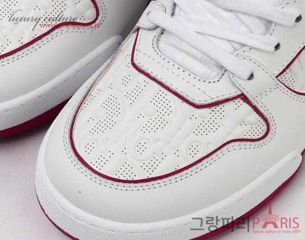 디올 원 스니커즈 화이트 푸시아 38 1/2