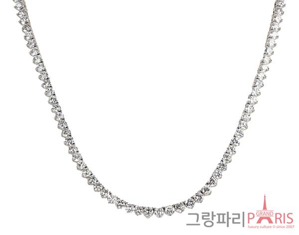 Finejewelry 테니스 네크리스 화이트골드 다이아몬드