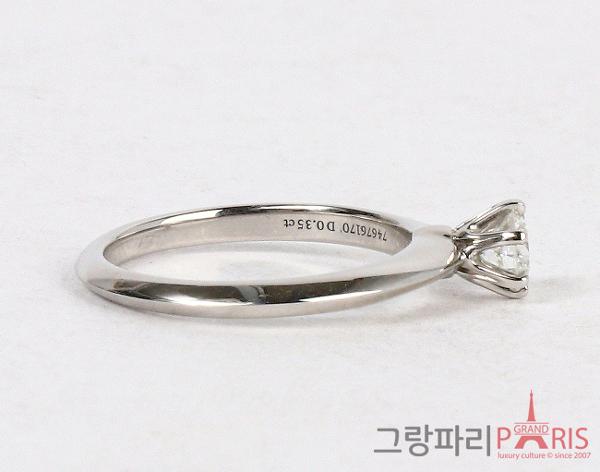 티파니앤코 티파니 세팅 웨딩 링 0.35ct 7.5