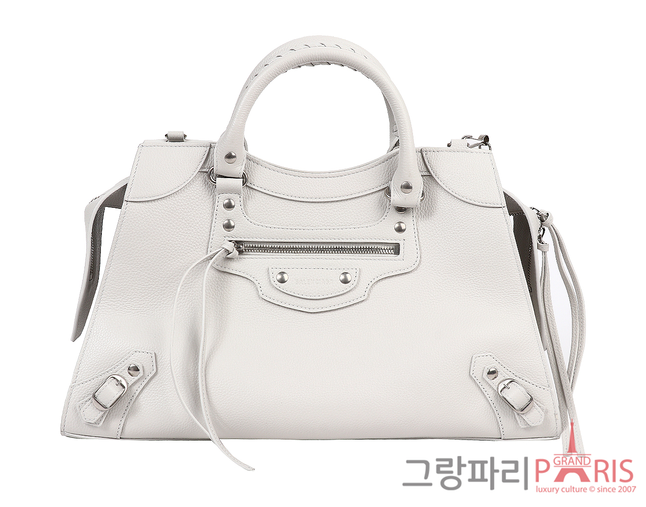 발렌시아가 네오 클래식 시티 미디엄 라이트 그레이